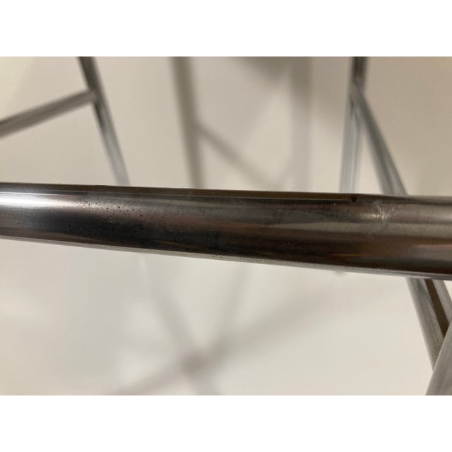 Mid 20th Century Gio Ponti 699 Superleggera Style Chrome Chair For Sale - Image 12 of 15