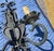 Mexican Arte De Mexico N. Hollywood Hand Wrought Iron Handmade Wall Light Sconces, Pair For Sale - Image 3 of 10