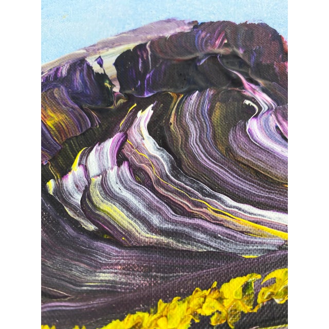 Billy Benn Perrurle Australian Aboriginal Landscape Paintings, Set of 3 For Sale - Image 4 of 12