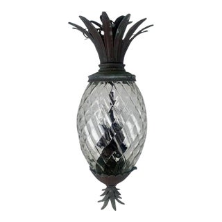 1990s Hinkley Pineapple Plantation Pendant Light For Sale