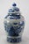Chinese Blue and White Porcelain Ginger Jar With Flowers & Flying Birds For Sale - Image 4 of 13