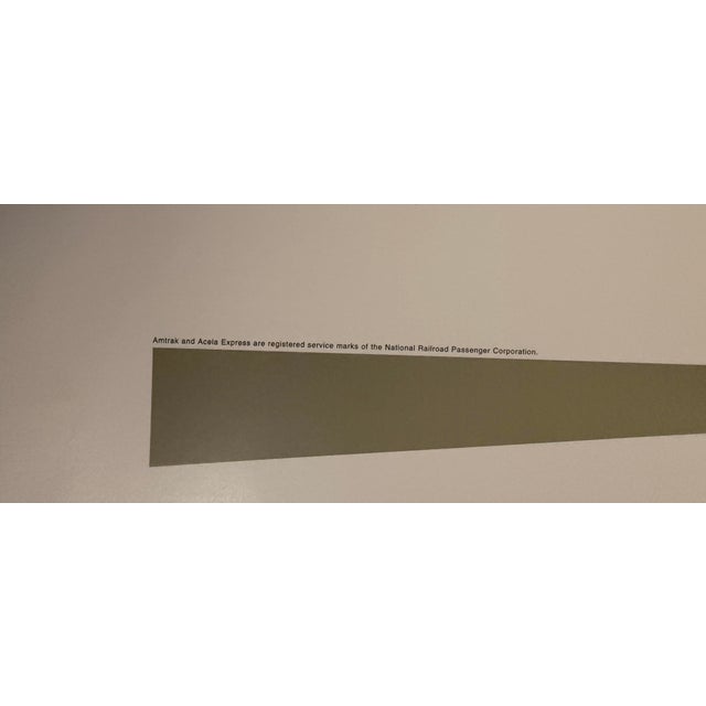 Michael Schwab - New York - Acela - Amtrak, C. 2004, Poster on Paper For Sale - Image 4 of 4