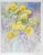 Contemporary Contemporary Yellow Purple Floral Watercolor Painting For Sale - Image 3 of 3