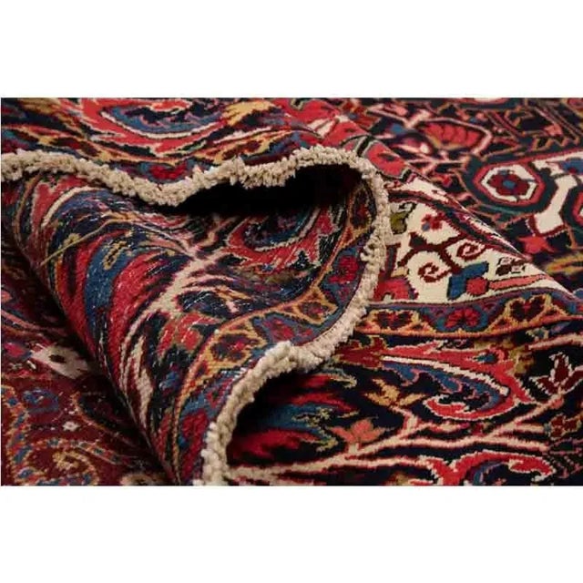 Traditional Old Persian Heriz Area Rug 11’7″ X 15’2″ For Sale - Image 3 of 12