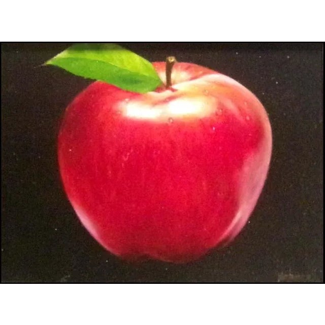 "Apple" framed Original Oil Painting on Canvas by Samay Hand Signed by the Artist Beautiful custom frame Art Condition:...