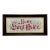 Classic Antique American Victorian Embroidered "Home Sweet Home" Motto in Original Black Walnut Frame For Sale