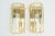 Gold Golden Wall Lamps from Limburg, 1960s, Set of 2 For Sale - Image 8 of 8