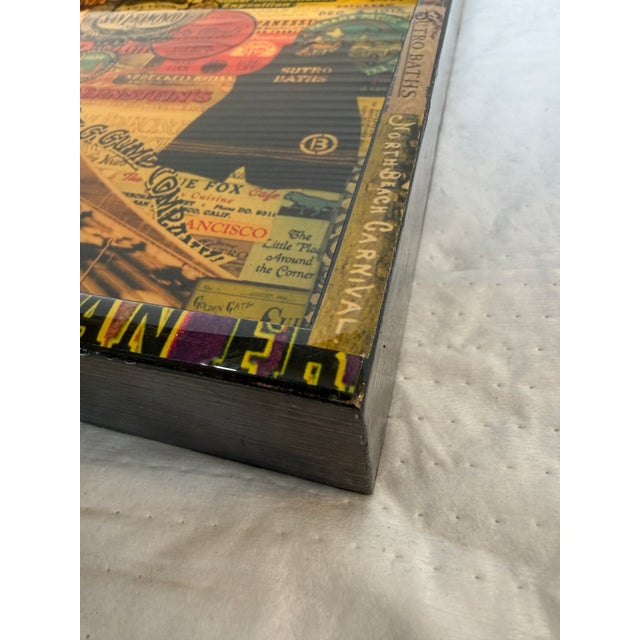 Annie Modica Mo Dice Lacquered Tray, Signed For Sale - Image 11 of 12