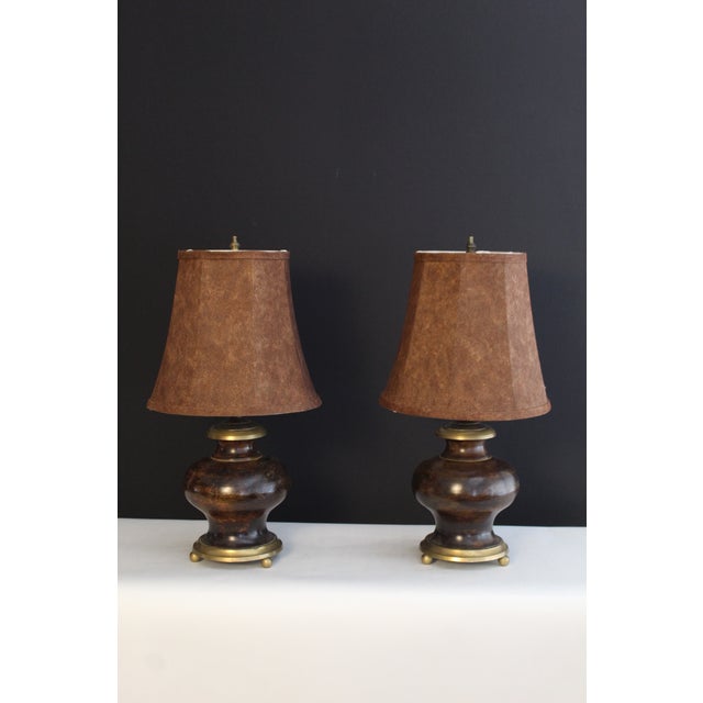 Traditional Early 20th Century Tyndale Style Bronze Urns - a Pair For Sale - Image 3 of 11