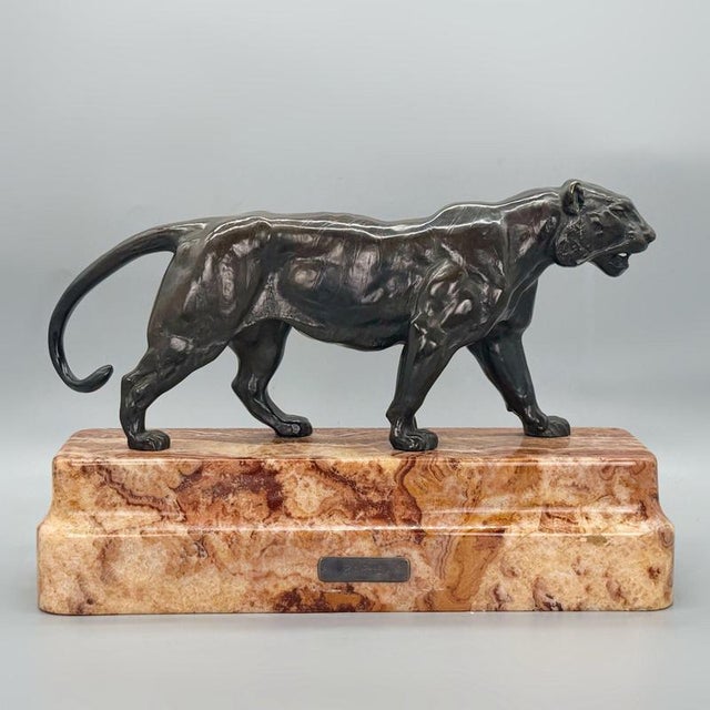 Brown Early 20th Century Walking Tiger For Sale - Image 8 of 8