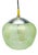 Mid-Century Glass Pendant Lamp, 1950s For Sale