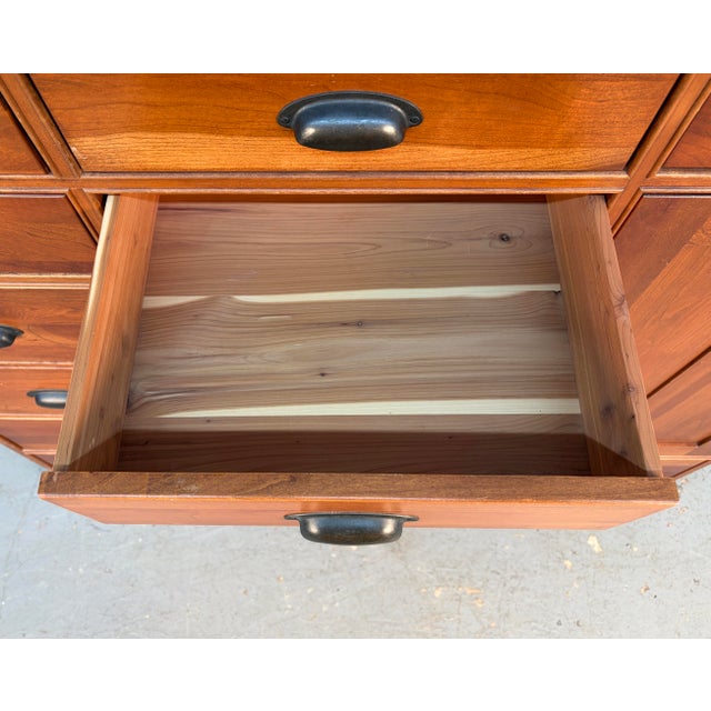 Red Large Cedar Lined Dresser by Restoration Hardware For Sale - Image 8 of 16