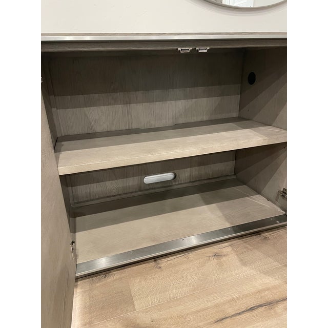 Restoration Hardware Calvin 4-Door Sideboard For Sale - Image 12 of 17