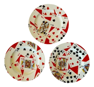 Gucci Set of 3 Card Plates