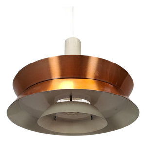 Vintage Danish Brass Pendant Light by Carl Thore for Granhaga, 1960s