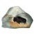 Vintage Bison Painting on Slate Rock For Sale