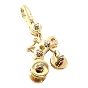 Cartier 18k Yellow Gold Tricycle Bicycle Charm Pendant 2000