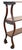 Antique Rosewood Central Standing Shelves, 1840 For Sale - Image 6 of 15