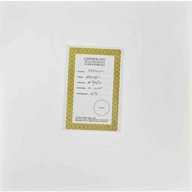 Landscape is a lithograph attributed to nicholas verrall (1945) in the late 20th century. Hand-signed on the right corner....