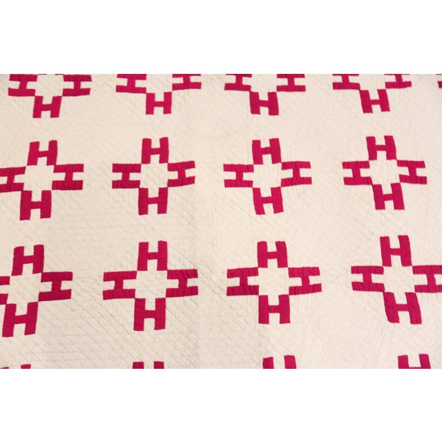 Nazmiyal Collection Antique American Quilt Textile For Sale - Image 4 of 7