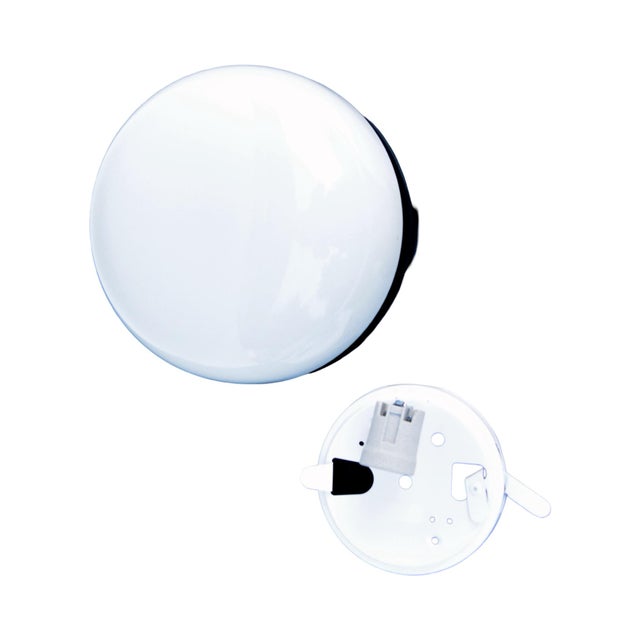 Mid-Century Modern A Pair of Ote-4 Type Ceiling Lamps, Photosensitive Materials Factory Foton, Poland, 1980s. For Sale - Image 3 of 9