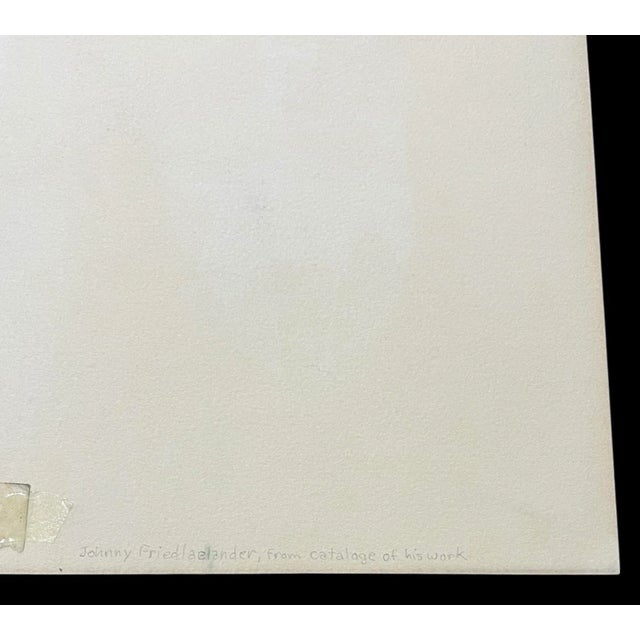 Abstract Expressionism Johnny Friedlaender Abstract Shapes III Large Edition 20th Century Lithograph Print For Sale - Image 3 of 9