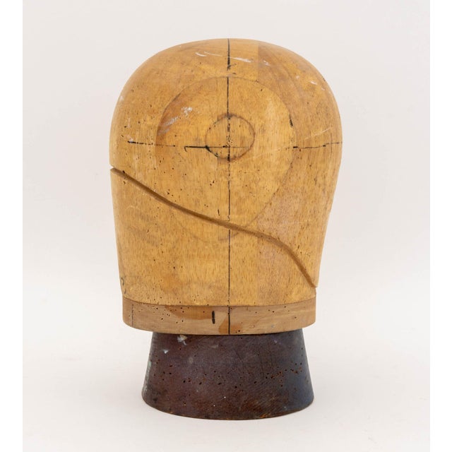 1940s Millinery Head Block Mannequin, Circa 1940 For Sale - Image 5 of 11