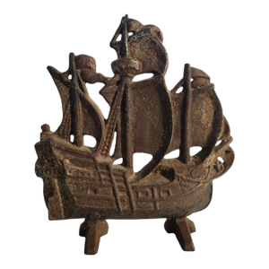 19Thc Ship Door Stop From New England