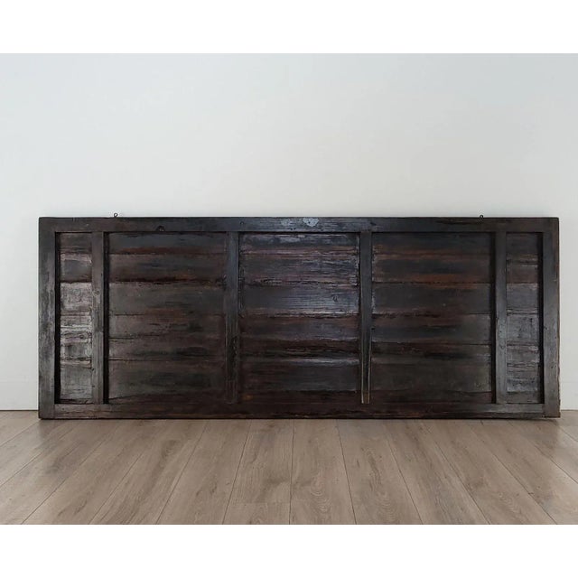 Wood Antique Painted and Gilt Very Large Sign, Hong Kong, 19th Century For Sale - Image 7 of 7