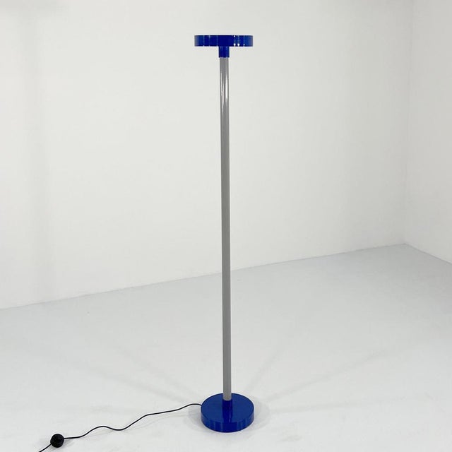Metal Beam Floor Lamp by Ettore Sottsass for Bieffeplast, 1980s For Sale - Image 7 of 9