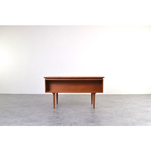 Wood Mid-Century Danish Teak Executive Desk, 1960s For Sale - Image 7 of 18