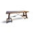 Wood 19th Century Spanish Trestle Dining Farm Table For Sale - Image 7 of 15