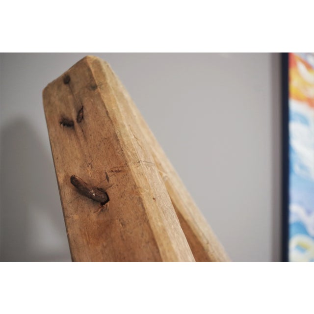 Fir & Beech Wood Ladder For Sale - Image 6 of 14