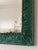 Antique Embossed Pressed-Metal (Tole) Mirror With a Green Patina Finish and Gilt Highlights Rococo For Sale - Image 6 of 10