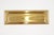 Traditional Reclaimed 8.75 In. Rectangular Polished Brass Mail Slot Set For Sale - Image 3 of 4