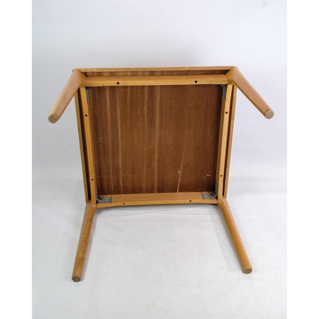Beige Oak Coffee Table by Henning Kjærnulf for Vejle Chairs and Furniture Factory, 1960s For Sale - Image 8 of 12