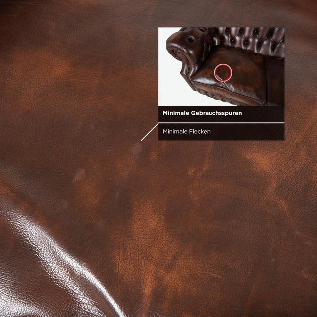 Brown Chesterfield Leather Sofa from Von Wilmowky Yates For Sale - Image 8 of 13