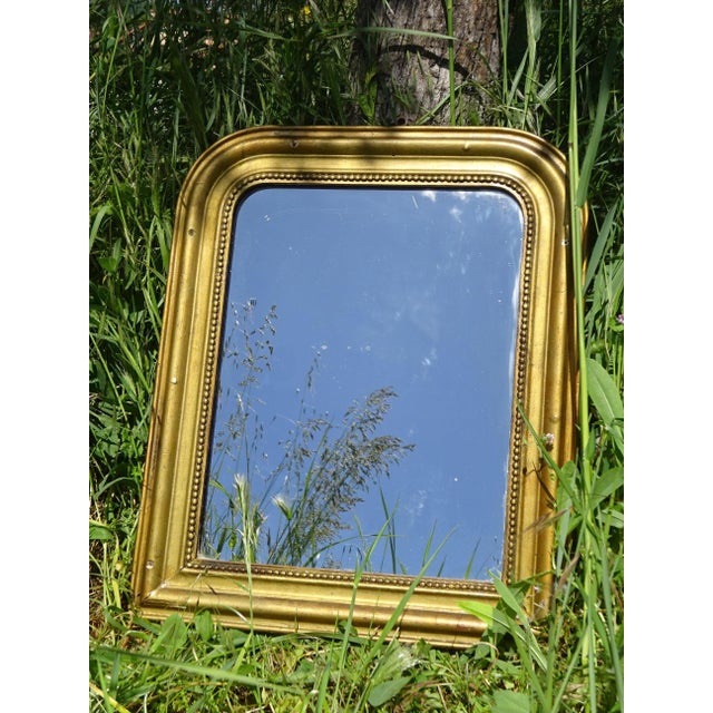 Louis Philippe Beech Gilt Mirror, 1850s For Sale - Image 17 of 18