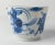 Chinoiserie 18th Century Chinese Blue and White Wine Cup With Warriors For Sale - Image 3 of 11