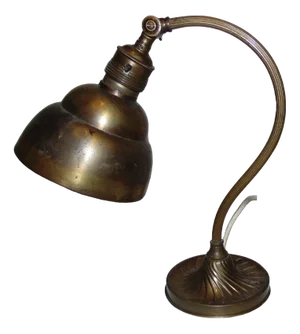 Brass Table Lamp, 1890s