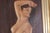 Widell, Sitting Woman, 1954, Oil on Canvas, Framed For Sale - Image 9 of 15