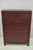 Vintage Industrial Steel Metal Faux Woodgrain Painted Stack Barrister Bookcase For Sale - Image 17 of 18