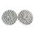 90s Pair of Ceramic Portuguese Rope Trivets For Sale