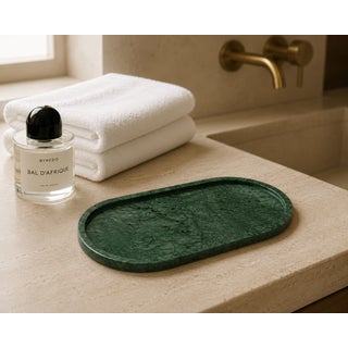 Verde Marble Vanity Tray For Sale
