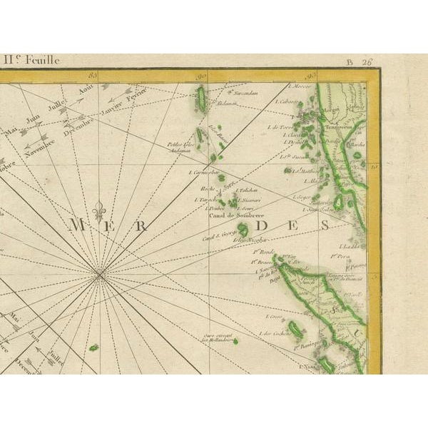 Masterpiece Maps of the Indian Ocean, 1770, Set of 2 For Sale - Image 6 of 11