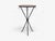 Jean-Michel Frank Style, Side Tables, Painted Iron, Travertine, 20th C. For Sale In New York - Image 6 of 12
