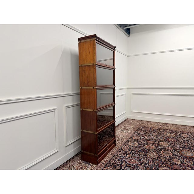 English Bookcase from Globe Wernicke For Sale - Image 4 of 14