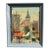 Vintage Mid 20th Century Framed Impressionist Oil on Canvas Painting “Bustling Paris Street Scene” by Artist Bernard Dufour For Sale