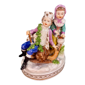 European Porcelain Decorative Figurine