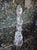 Vintage Hand-Carved Chinese Clear Rock Crystal Guanyin Sculpture (Jg) For Sale - Image 4 of 8